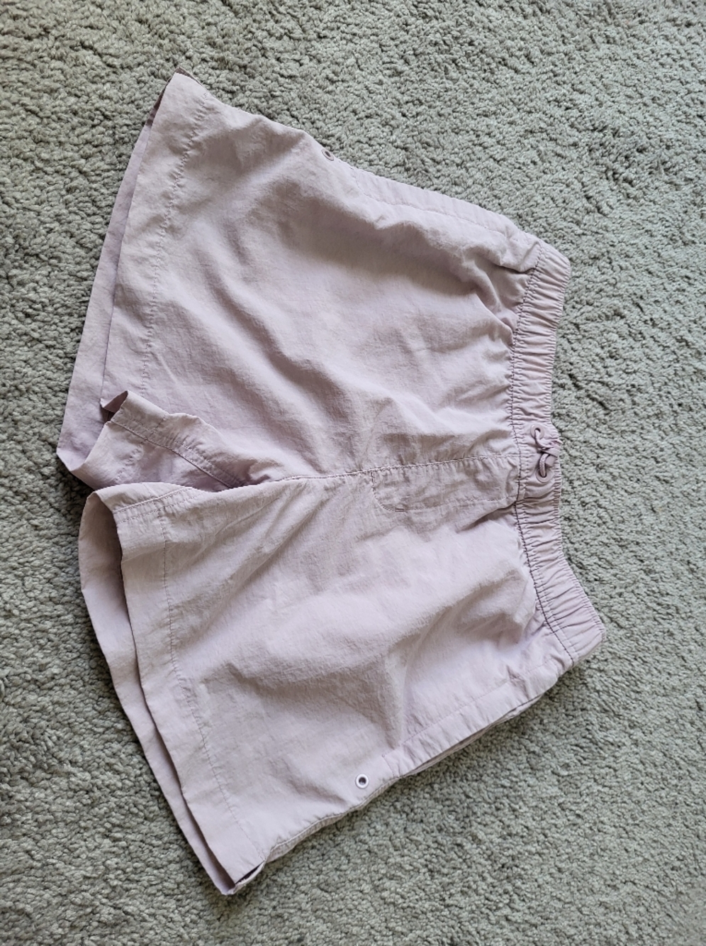 Light Pink Elastic Hem Pullover Top